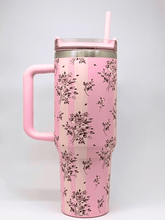 Elegant Floral Insulated Tumbler – 40oz (1.18L)